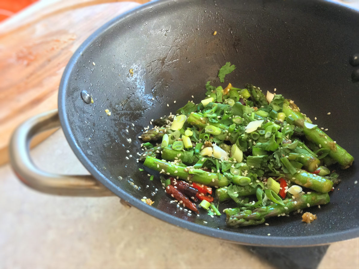 Spicy StirFried Asparagus Recipe Cuisine Fiend